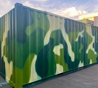 Contenedor Marítimo de 20 Pies – Camuflaje
