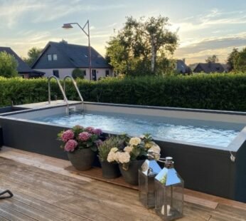 Contenedor de piscina móvil 5M25x2M55x1M26