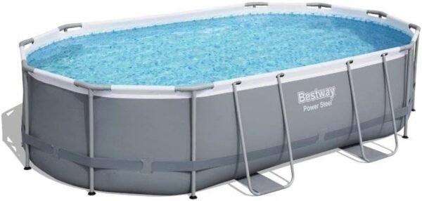 Piscina elevada de acero eléctrico 56448-3 de 488 x 305 x 107 cm - Imagen 2