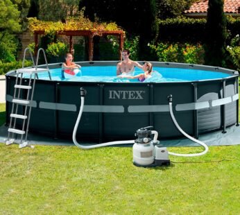 Intex Piscina elevada redonda Ultra XTR Frame 549×132 cm